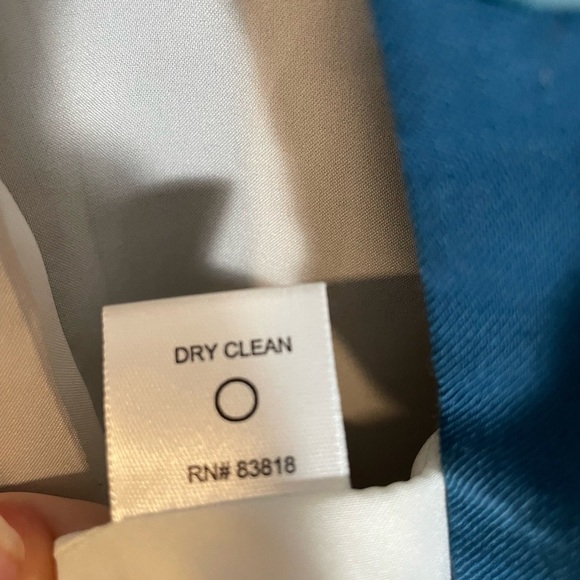 Austin Reed Women's Blue Jacket Blazer 98% Wool Stitching Detail Size 8 - Picture 8 of 14